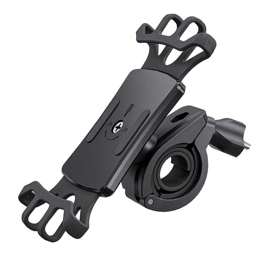 Bicycle Accessories Bicycle Phone Holder, Suitable For 4.70-6.80 Inch Phones, 360 Degree Rotatable Adjustable Smartphone Holder, Anti-Slip Bicycle Handlebar Mount, Suitable For 11.94-17.27 Cm Phones