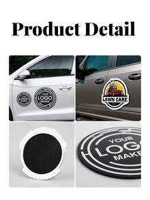 1件客製化汽車磁鐵，個性化照片Logo磁鐵，自訂圖片與文字汽車貼紙，汽車裝飾配件，車輛貼花，磁性標誌，汽車裝飾，卡車SUV外觀，司機家人朋友生日聖誕禮物 - 款式2 - 查看 5