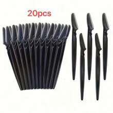 60pcs Eyebrow Trimmer And Razor Set, Exfoliating Shaving Tool, Body Hair Removal Trimmer And Facial & Kit, Long Handle Blades With Precision Protective Cover, Women's Eyebrow Grooming Tool, Suitable For Daily Or Travel Use, Face Razor - Multicolor - View 17