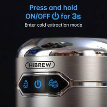 HiBREW H11 Semi-Automatic Espresso Machine 19Bar Golden Extraction 10S Pre-Infusion 1.1L Large Capacity Removable Water Tank 20S Rapid Preheating Auto Shut-Off 51mm Comfortable Portafilter Home Coffee Machine - 查看 7