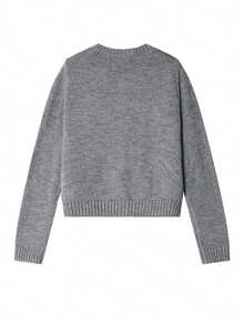 Women's Diamond Quilted Casual Versatile Daily Cardigan - Grey - View 6