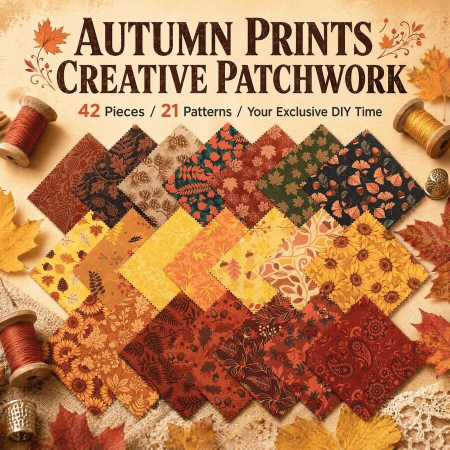 42/84/126pcs Pre-Cut Quilted Fabric Squares, For Quilting, Crafts And Sewing, Soft Fabric Strips Suitable For Blankets, Rugs, Indoor Decor, Home Decor And Wallet Making