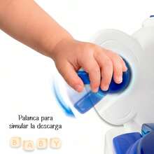 Bañito Elefantito Musical Y Dispensador Angelin Baby Is-01b - Azul - Ver 7