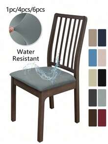 Waterproof Stretch Printed Dining Chair Slipcover, Machine Washable Removable Elastic Cover With Drawstring, Universal Milk Fiber Furniture Protector, Stain Resistant Anti-Scratch For Kitchen, Office & Pet Friendly Homes - Multicolor - View 10