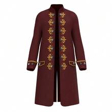 Ropa de cosplay para hombres - Rojo oscuro - Ver 1