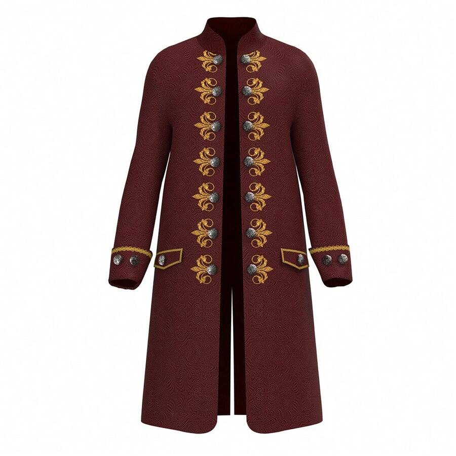 Ropa de cosplay para hombres - Rojo oscuro - Ver 1