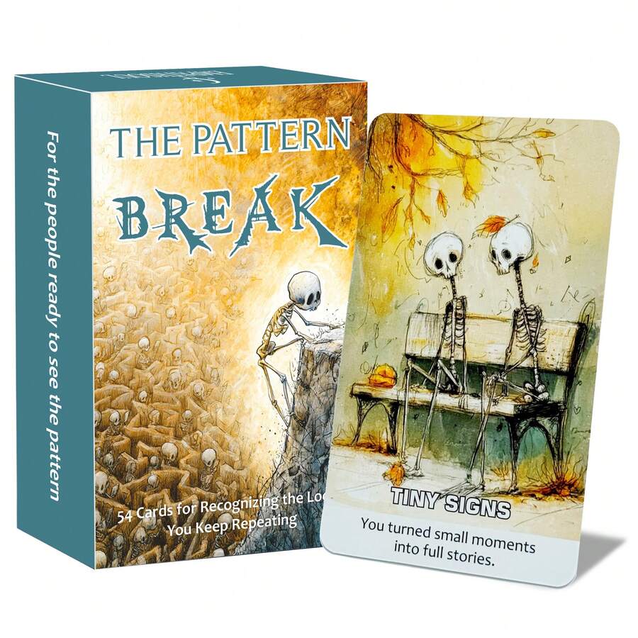 The Pattern Break Oracle Cards, 54 Original Cards, For Daily Guidance & Reading, Tarot Cards For Beginners, Card Games - View 1