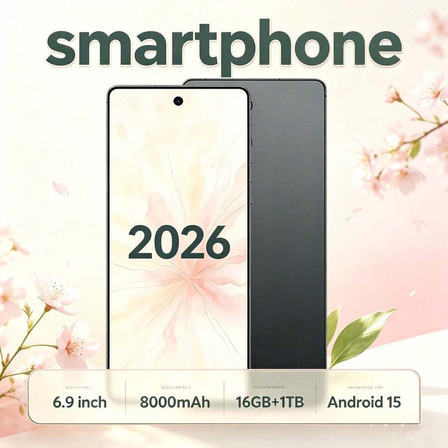 No More Annoying Storage Full Pop-Ups! Brand New S26 5G Mobile, 16GB RAM+1TB Mass ROM, 8000mAh Ultra Long Lasting Battery With Handy Built-In AI Stylus - Black - View 1
