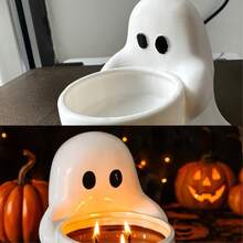 1 buah Baki Penyimpanan Berbentuk Hantu Lucu untuk Halloween, Dapat Menyimpan Perhiasan, Cincin, dan Kalung, Dapat Diletakkan di Meja Sebagai Dekorasi, Dekorasi Rumah Halloween, Hadiah Halloween - MultiWarna - View 4