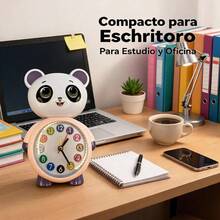 Unisex Estilo Práctico para Dormitorio y Oficina Reloj de Mesa - Púrpura - Ver 3