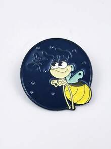 Cute Firefly Brooch Cartoon Glow Enamel Pin Kawaii Night Insect Badge For Bag Jacket Accessories - Multicolor - View 8