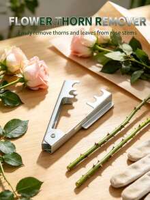 Metal Thorn Remover Pliers, Rose Stem And Leaf Stripper, Floral Thorn Removal Tool For Florists, Suitable For Bouquet Arrangement - Multicolor - View 3