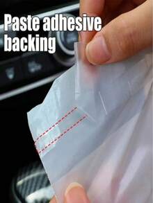 10/30/60pcs Universal Car Disposable Trash Bags, Portable Adhesive Leak-Proof Cleaning Bags, Multi-Functional Cleaning Trash Bags, Suitable For Car, Kitchen, Bedroom, Study, Travel, Camping And Office Space. Car Accessories, Camping, Car Trash Can, Women's Car Accessories, School Essentials, College Dorm Essentials - Multiple Styles - View 6