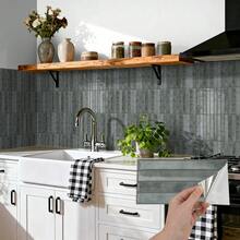 3D Epoxy Wall Stickers, Multiple Colors Available, Kitchen Oil-Proof Splash Guard Sticker, Bathroom Renovation Tile Stickers - Imitation Brick Tack - View 6