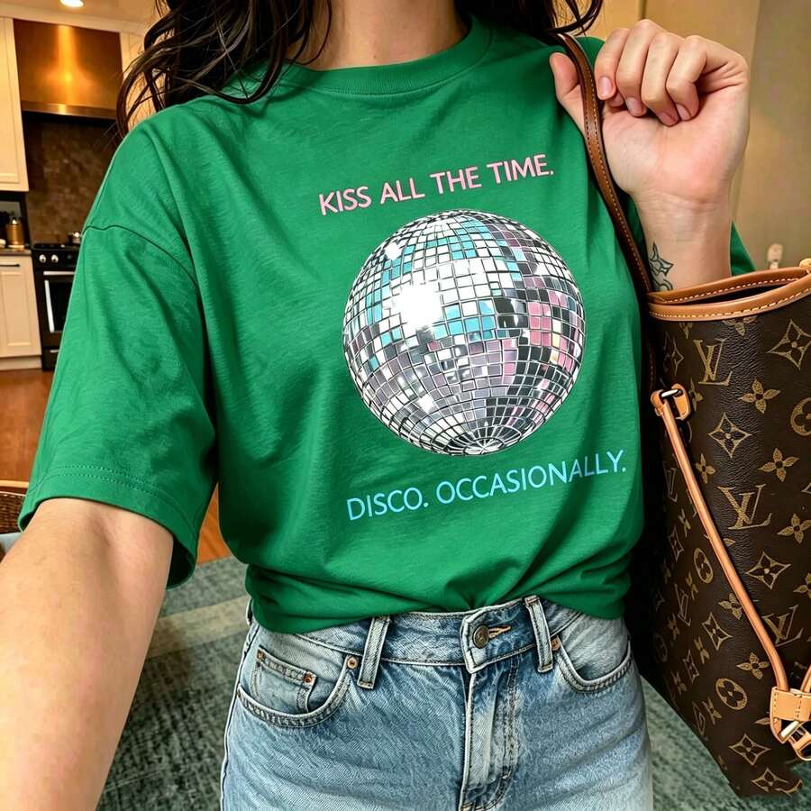 Women T-Shirts - 綠色2 - 查看 1