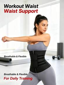 Women's Sports Waist Belt, Waist Training Belt, Abdominal Sauna Belt, Abdominal Training Waist Belt, Women's Abdominal Control Belt, Yoga Running Belt, Friend Gift, Outdoor Sports, Fitness, Yoga, Waist Belt, Auxiliary Training, Women's Waist Belt, High Compression Abdominal Belt, Abdominal Shaping Belt, Daily Wear Sports Waist Belt, Body Shaping, Sweat-Inducing Waist Belt, Closed Design, Abdominal Compression, Sports Style Women's Shaping Waist Belt, High Pressure Abdominal Belt, Abdominal Shaping Garment - Multicolor - View 3