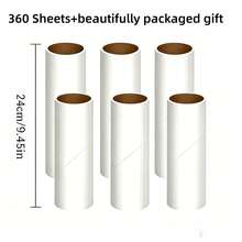 Pet Hair Lint Rollers All Purpose Use, Width: 24.0 Cm, 360/480 Easy-Tear Sheets, Reusable Sticky Roller, Pets Cat & Dog Hair Remover, Contoured Handle For Furniture Clothing & Cars - 24cm/9.45 Inches - View 11