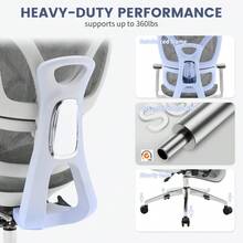 Kselythan Home Office Chairs - Grey - View 7