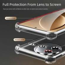 適用於 Spark Go 3/ Camon 50 4G/Pop 9 5G/Spark 30C/Camon 30S/GT 20 Pro/Smart 10/Note 60/Note 60Pro/Note 50 Pro+/Note 50 Pro 4G/Spark Go 2024Hot 60i 4G/Hot 60/Hot 12 Play/Spark 40/ Note 30/Spark 20 Pro/Spark Go 2025/Hot 60 Pro+Camon 40/透明 TPU 超薄全包覆氣囊防震手機殼 透明防震手機殼 - 無色 - 查看 4