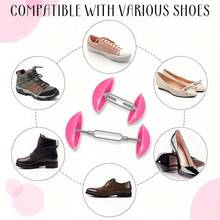 Mini Shoe Stretcher, Adjustable Width Shoe Stretcher, Portable Plastic Shoe Rack - Multicolor - View 5