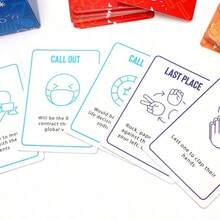 Last Call Juego de Bebida - Juego de Cartas Divertido para Fiestas - Azul menta - Ver 6