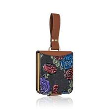 VIETAO 電鍍 PC 花卉設計人造皮革手持式手機殼保護套，適用於 Galaxy Z Flip 3 4 5 6 7 8 Flip8 Flip6 Flip5 Flip4 - 棕色 - 查看 15