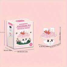 Dekorasi Meja Seri Jamur Lucu, Hadiah Liburan Ideal, Set Mainan dan Dekorasi Ruangan dari Bahan ABS Tahan Lama, Halloween, Pemberian Hadiah - MultiWarna - View 3