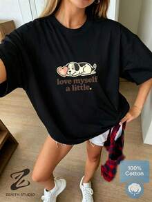 Women T-Shirts - 黑色 - 查看 1
