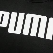 PUMA Solid Color Basic Soft Sport Lifestyle Series Black Simple Casual Hooded Sweatshirt for Men - Hitam - View 4