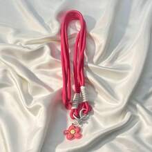 1pc Miniature Floral 3D Pendant, Phone Strap, Crossbody Chain, Universal Phone Case Accessory For Women. - Multicolor - View 6