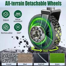 Garden Carts - [5-inch Wheel, Flat-folding, Rear-opening Type] 80L - View 6
