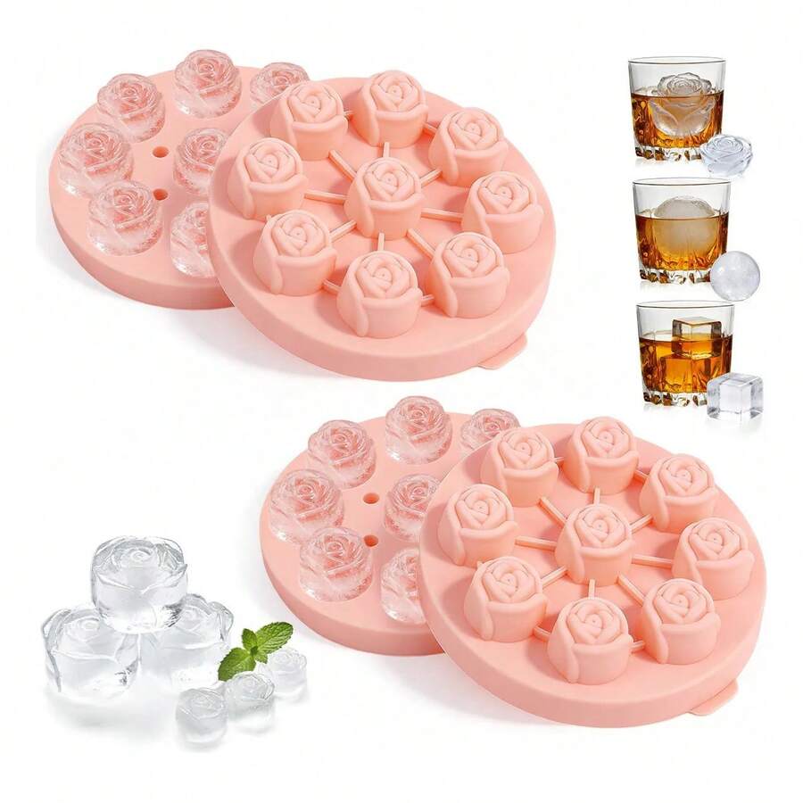 Ice Tray & Bin - Rose - View 1