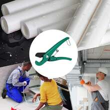 Cortador de tubos de PVC, cortador de trinquete, verde oscuro |   PVC, PEX, ABS, CPVC, PP y PE, irrigación, fontanería de piscinas, sistemas de rociadores, reparaciones del hogar, cuchilla de liberación rápida 4QNR - 1 - Ver 3