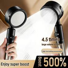 Boost Filter Shower Head|High Flow Home Bath Rain Shower|Bathroom Pressurized Beauty Shower|Water Purifying Soft Skin Sprayer - Shower Head - View 2
