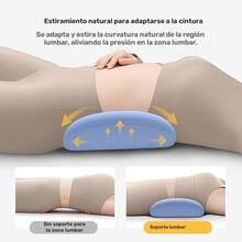Almohadas lumbares y Cojines de asiento - Combinación de Doble Color Gris - Ver 9