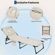 Kselythan Beach Chairs - Beige - View 7