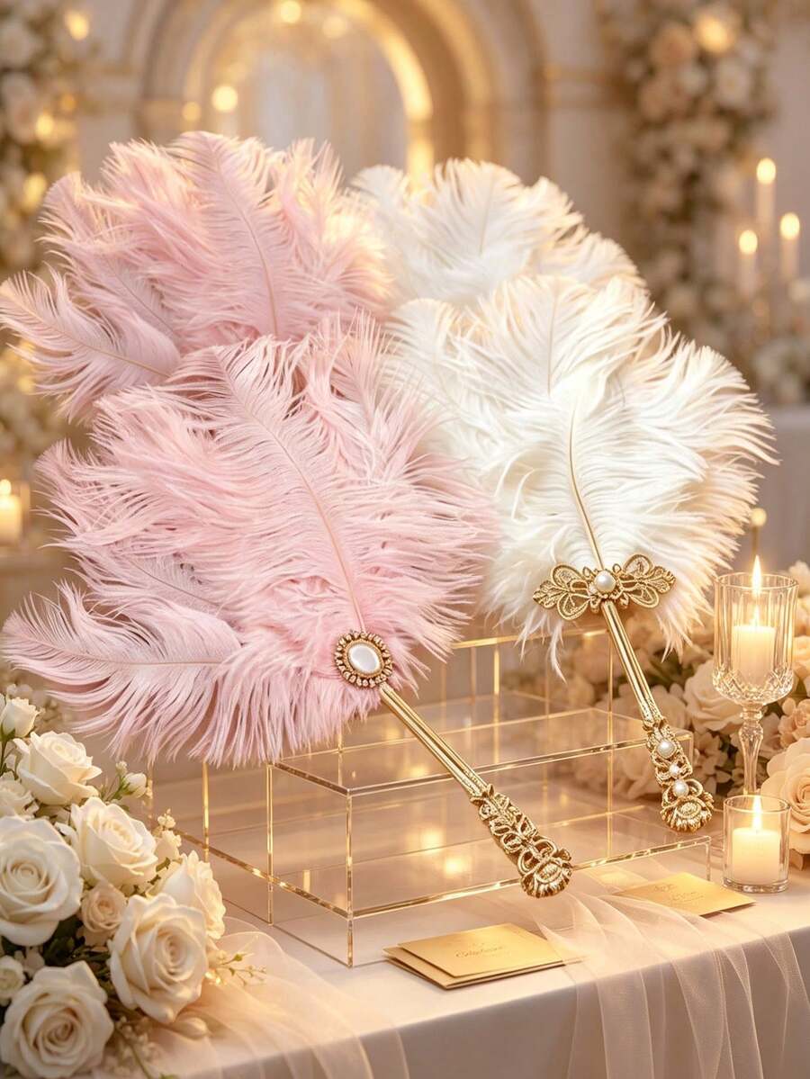 Elegant Lace Folding Hand Fan, Floral Embroidery, Vintage Chinese Style, Lightweight And Portable, Suitable For Dance/Wedding/Party, Women's Summer Cooling Decorative Fan - Multicolor - View 1