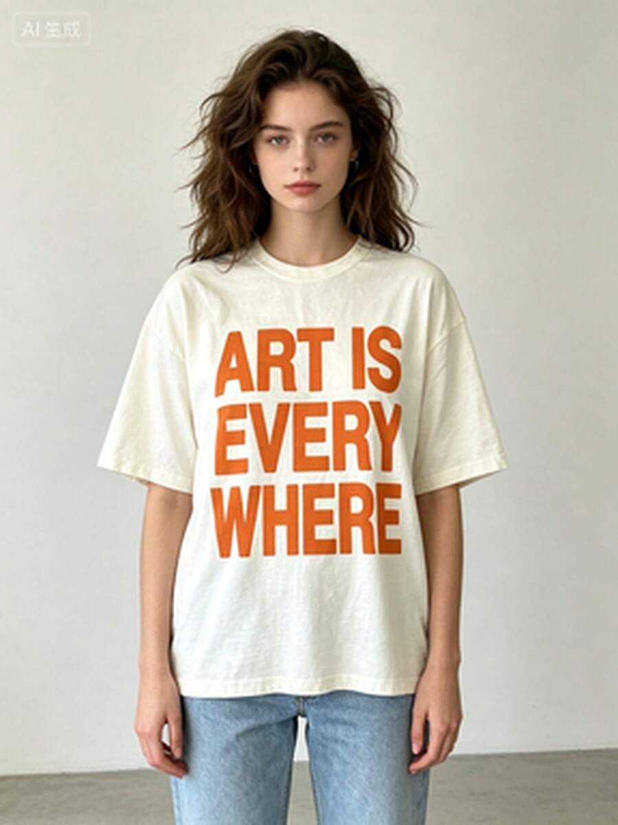 Women T-Shirts - 白色3 - 查看 1
