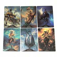 Angelarium Oracle Of Emanations Party Table Game Fortune-Telling Tarot Deck - Grey - View 5
