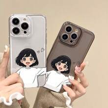 Fashion Phone Cases - LM Holding Hands With a Girl [transparent Space Shell] - View 1