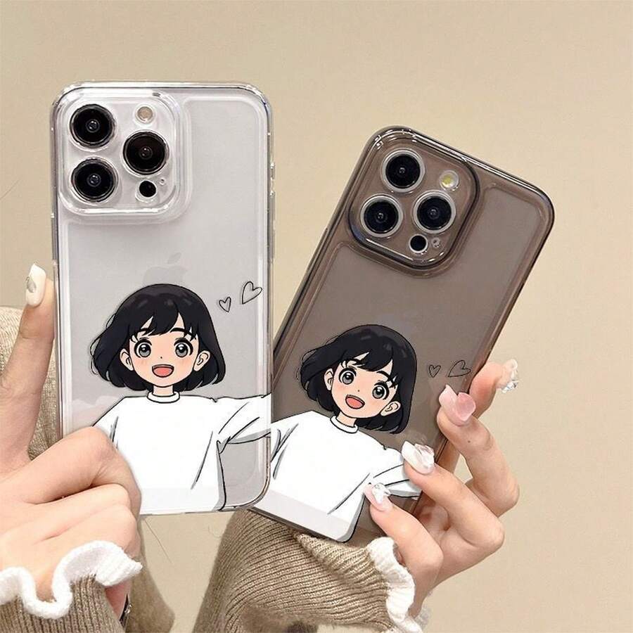 Fashion Phone Cases - LM Holding Hands With a Girl [transparent Space Shell] - View 1