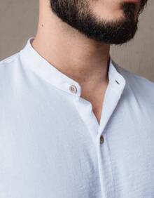 Men Shirts - White - View 3