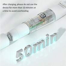 1件裝雙頭電動拔毛器，USB充電式2合1女性刮鬍刀，多功能全身與私密處除毛器，時尚迷你設計旋轉啟動雙頭女性拔毛器 - 升級款 - 查看 9