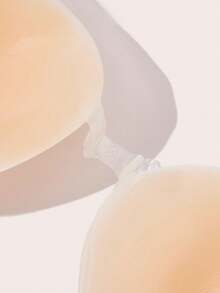 Lignisse Women Invisible Sticky Bra Silicone Nipple Covers Reusable Adhesive Breast Pads Push Up Bra Seamless Strapless Backless Bra For Dress Party Wedding - Multicolor - View 3