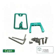 Giá đỡ mũi lợn gấp gọn VXM cho xe đạp, hợp kim nhôm 3 lỗ, giá trước, phụ kiện chuyển đổi lắp túi trước và yên xe - Nhiều màu - Xem 12