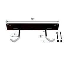 StoreYourBoard BLAT, Estante vertical de pared para con capacidad para, ganchos de almacenamiento montados en el hogar y el cochera, metal sólido resistente máximo 100 libras - Multicolor - Ver 5