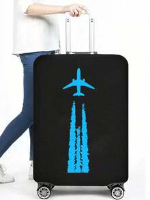 Universal Luggage Protector Cover, Dustproof And Scratch-Resistant Luggage Cover With Elastic Edges, Suitable For Flights, Honeymoon, Airport, Cruise, Business Travel, Unisex Travel Essential Accessory, Suitable As Gift For Family, Friends, Mother, Teacher, Fits Most Rolling Luggage, Carry-On Bags, Trolley Bags - Multicolor - View 17