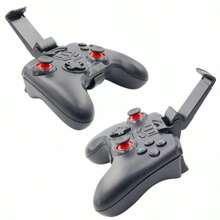(Envío gratis) Control Celular Gamepad Videojuego Bluetooth Android Con Soporte - Negro - Ver 10