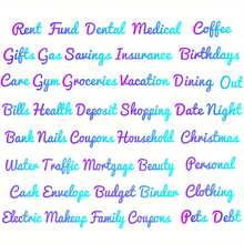 2 Sheets 41pcs Budget Labels, Budget Stickers, Budget Binder Labels Stickers, Cash Envelopes Labels For Budgeting Cash Envelopes Wallet, Money Envelopes, Budget Planner Stickers, Weekly Planner Stickers - A - View 6