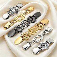 1Pc/2/3/4Pcs Waist Tightening Sweater Clips, With Buckle, Women's Multi-Purpose Shawl And Cardigan Clips - Multicolor - View 9